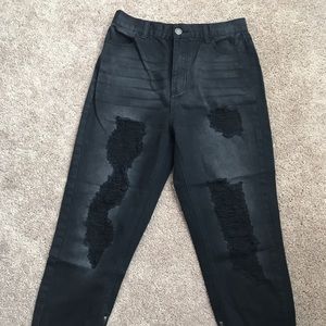 High waisted F21 boyfriend jeans